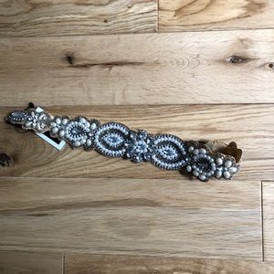 Headband pearls and diamonds